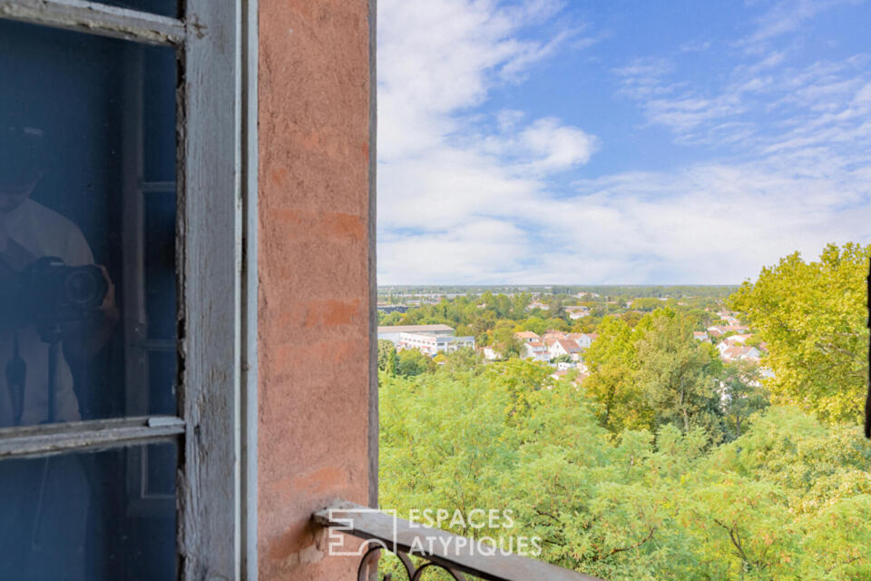 Appartement en dernier étage avec vue sur le Tescou