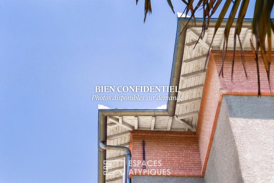 Maison années 30 rénovée et son jardin boisé à l'entrée de Montauban
