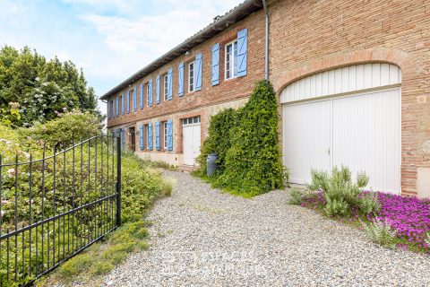 Maison de maître au jardin bucolique entre Toulouse et Montauban