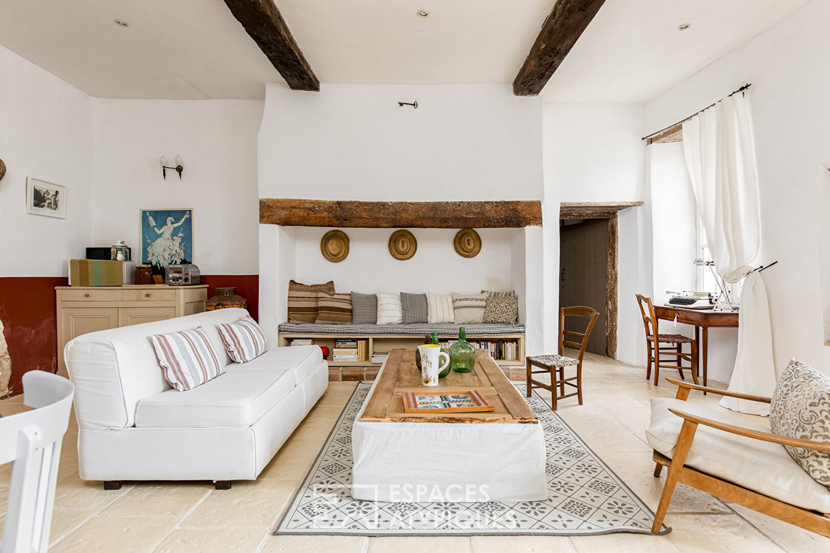 18th century house with swimming pool in the heart of a charming village