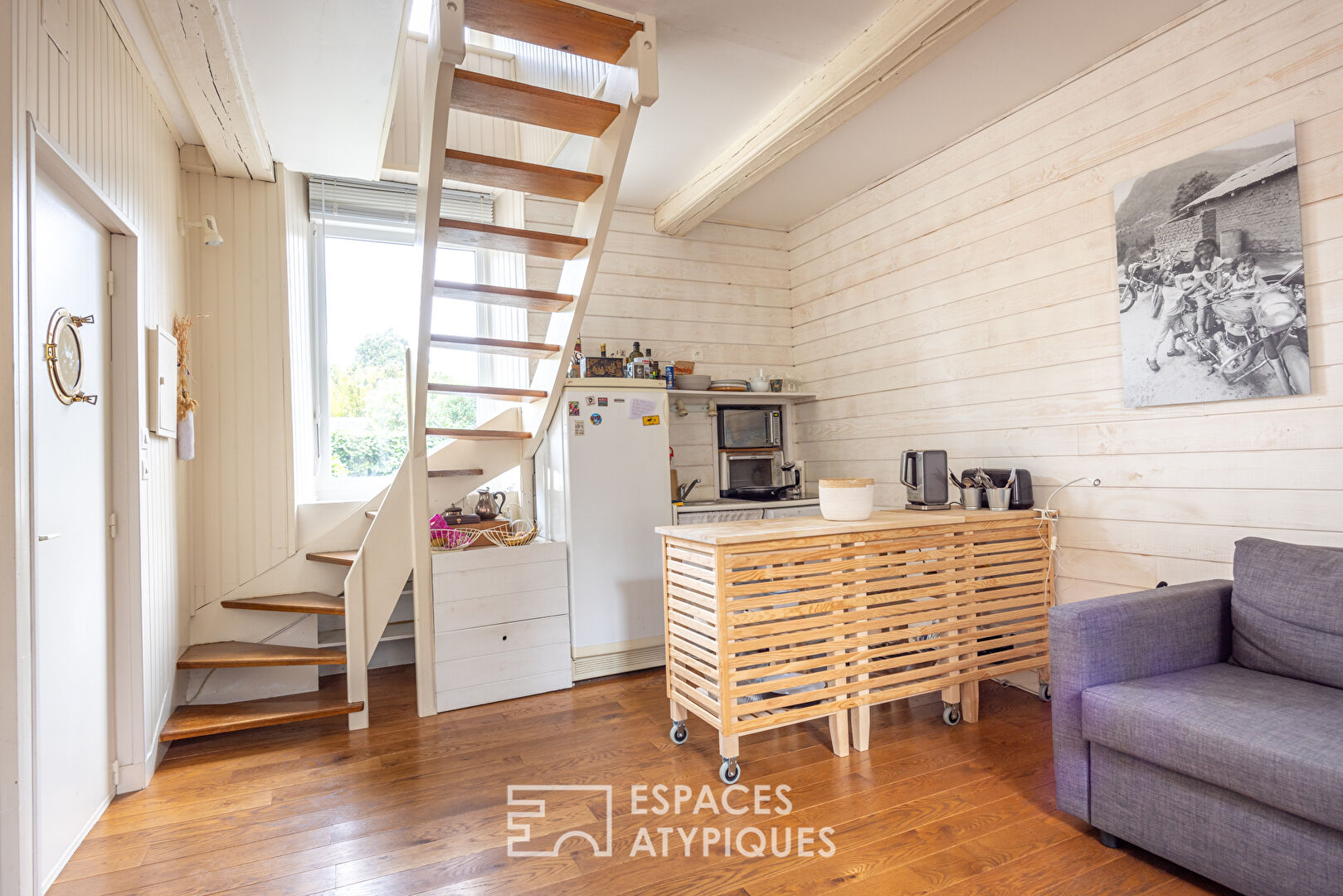 Duplex et son jardinet bucolique