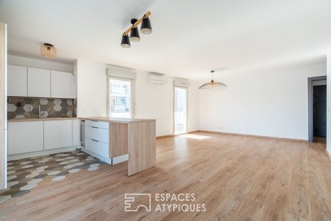 Renovated apartment with terrace and view