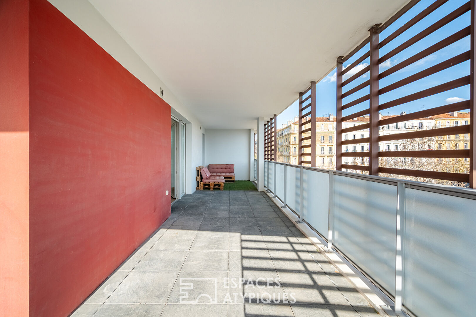 Renovated apartment with terrace and view