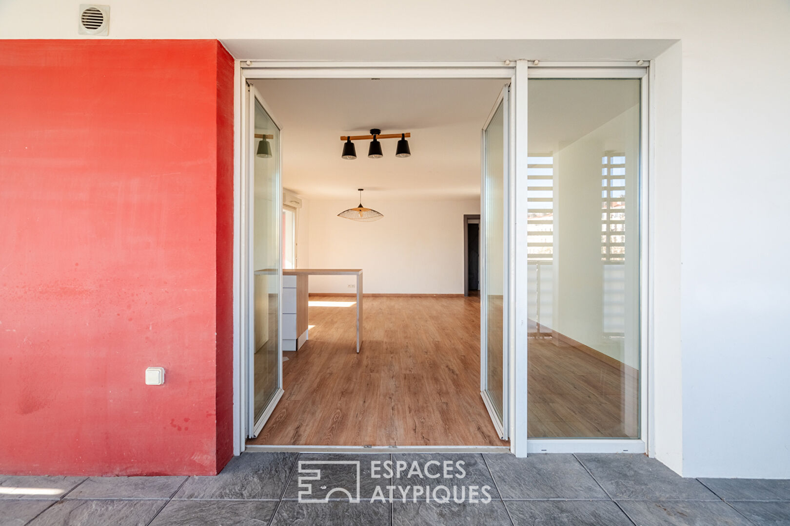 Renovated apartment with terrace and view