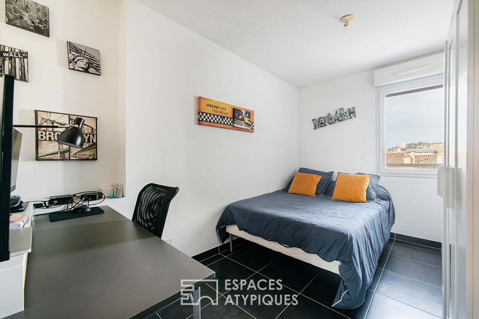T4 Contemporain avec terrasse et vue dégagée sur parc – Marseille 8e