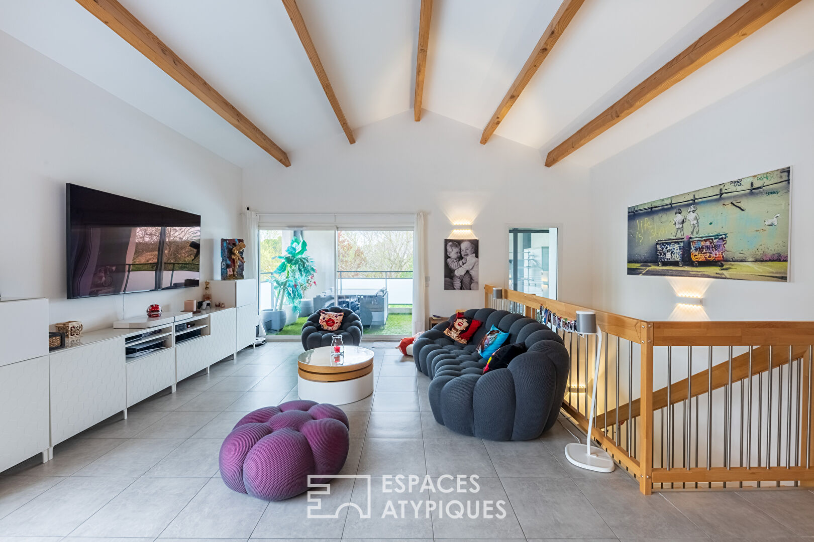 Duplex de standing en résidence privée