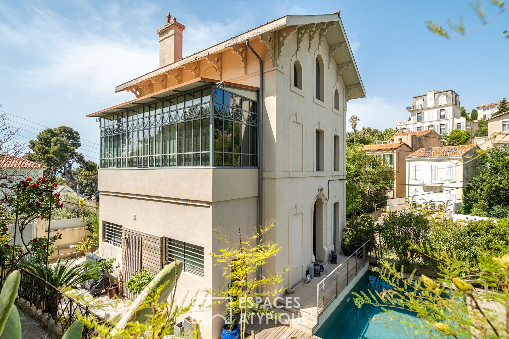 Hôtel particulier de prestige avec vue mer – Quartier  Bompard, Marseille 7e