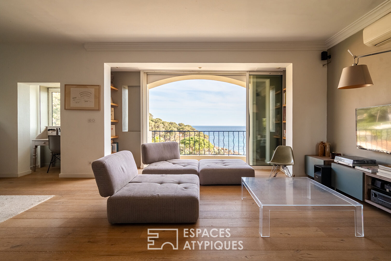 Maison centenaire avec vue mer panoramique