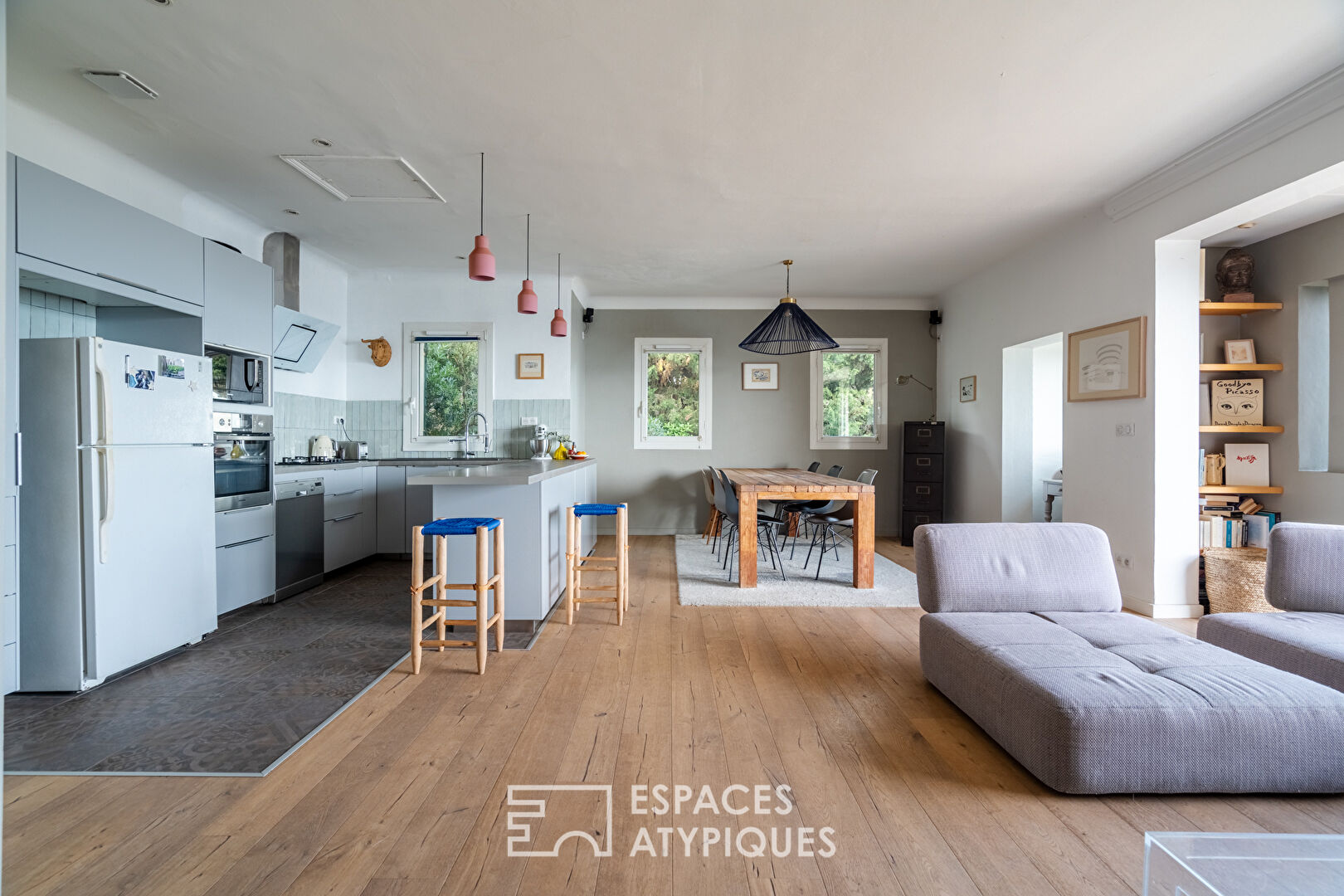 Maison centenaire avec vue mer panoramique