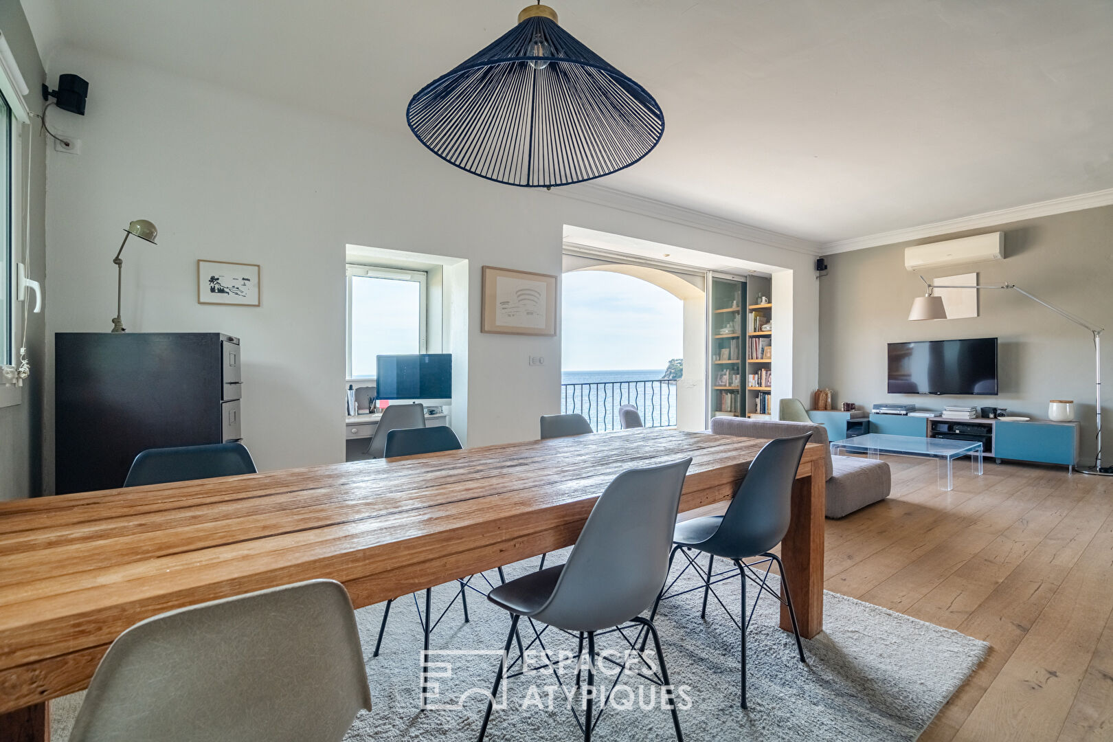 Maison centenaire avec vue mer panoramique
