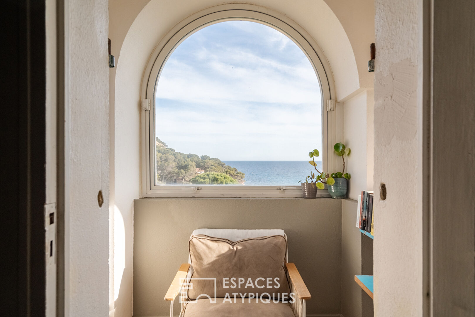 Maison centenaire avec vue mer panoramique