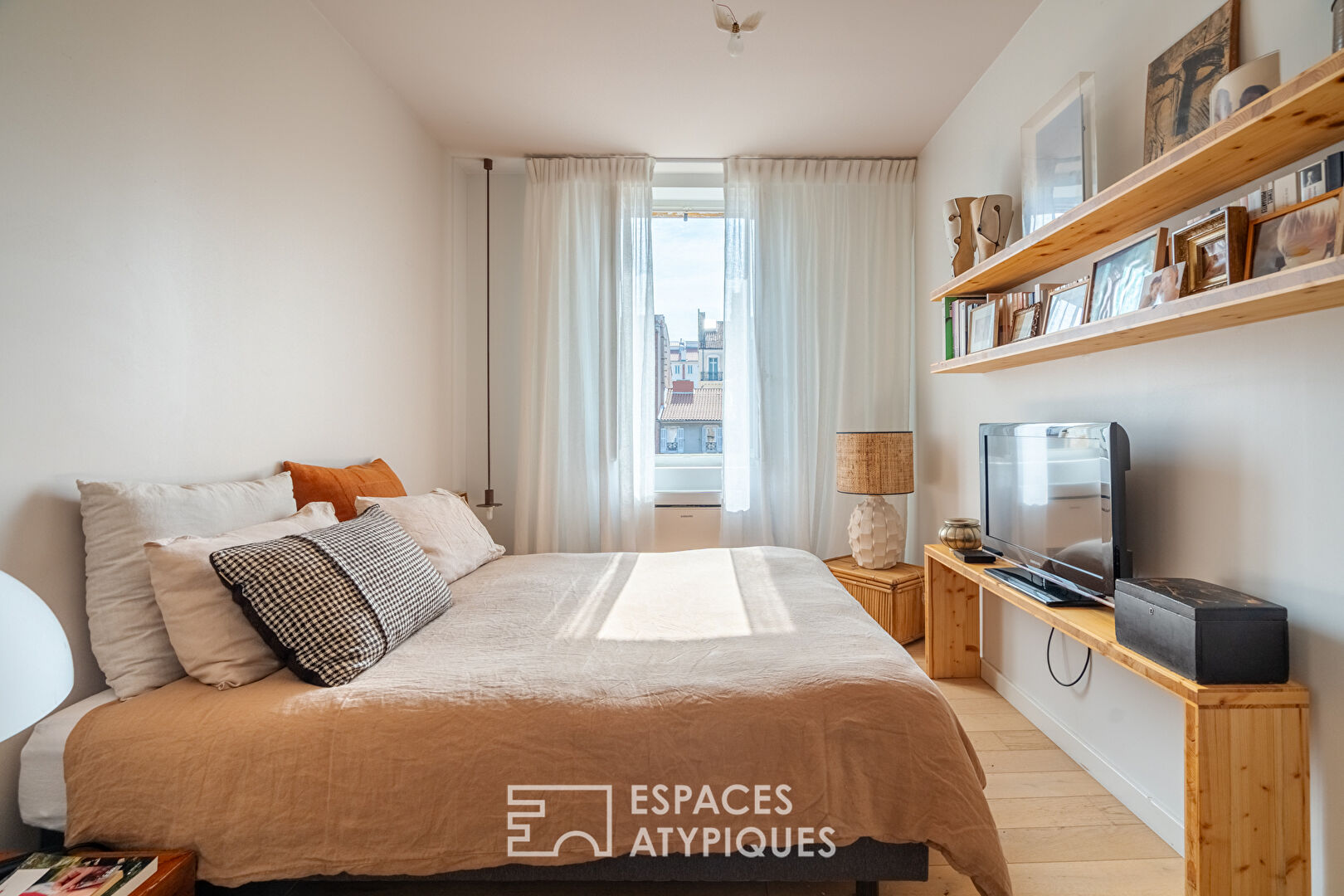 Loft rénové en dernier étage