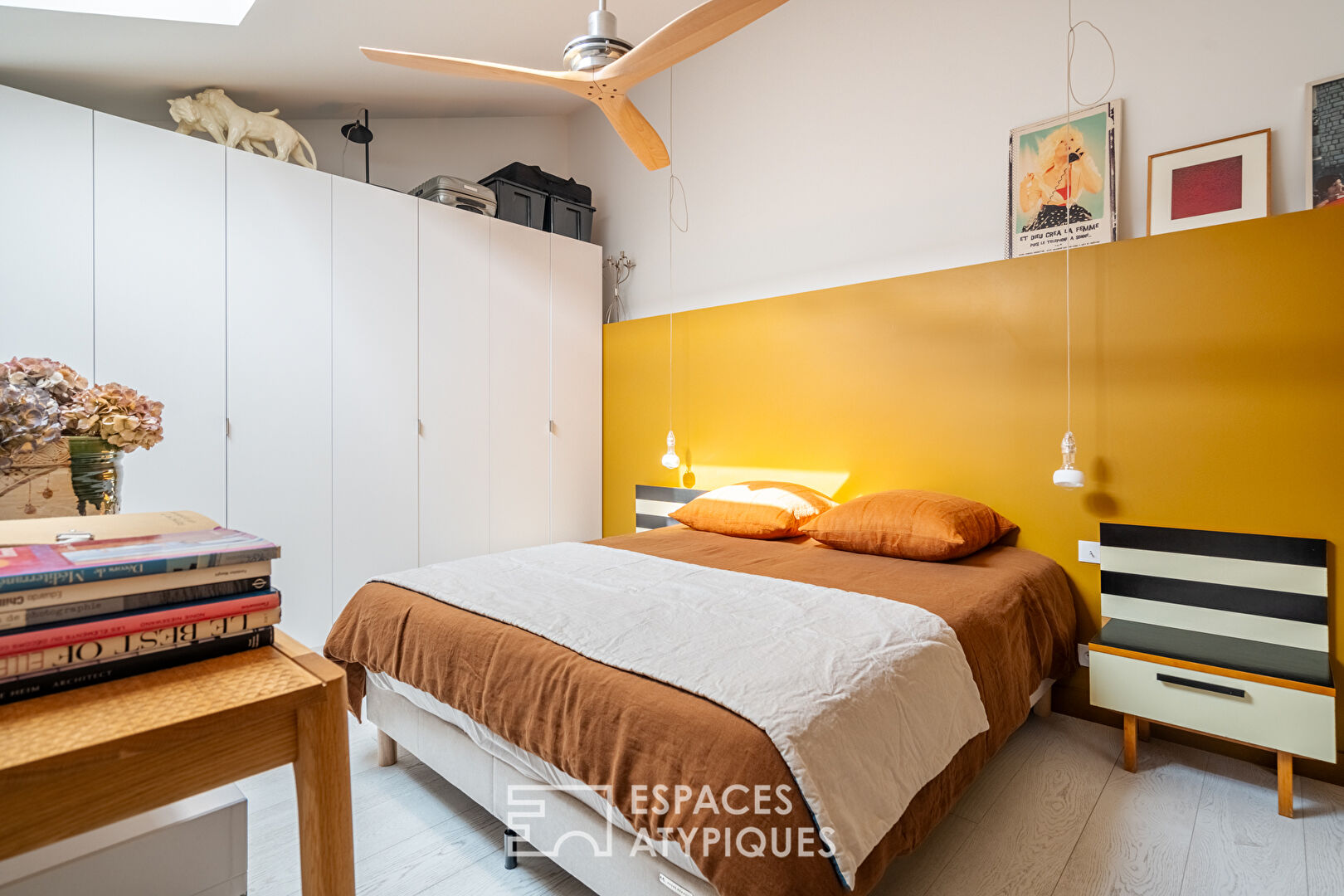 Loft rénové en dernier étage