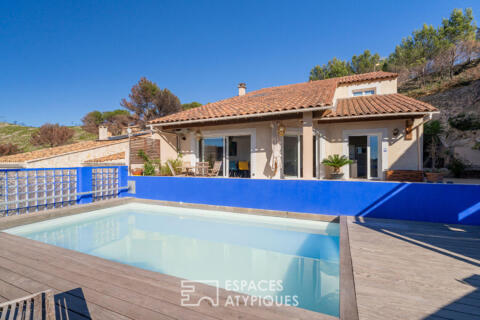 Maison avec vue mer et piscine – Estaque