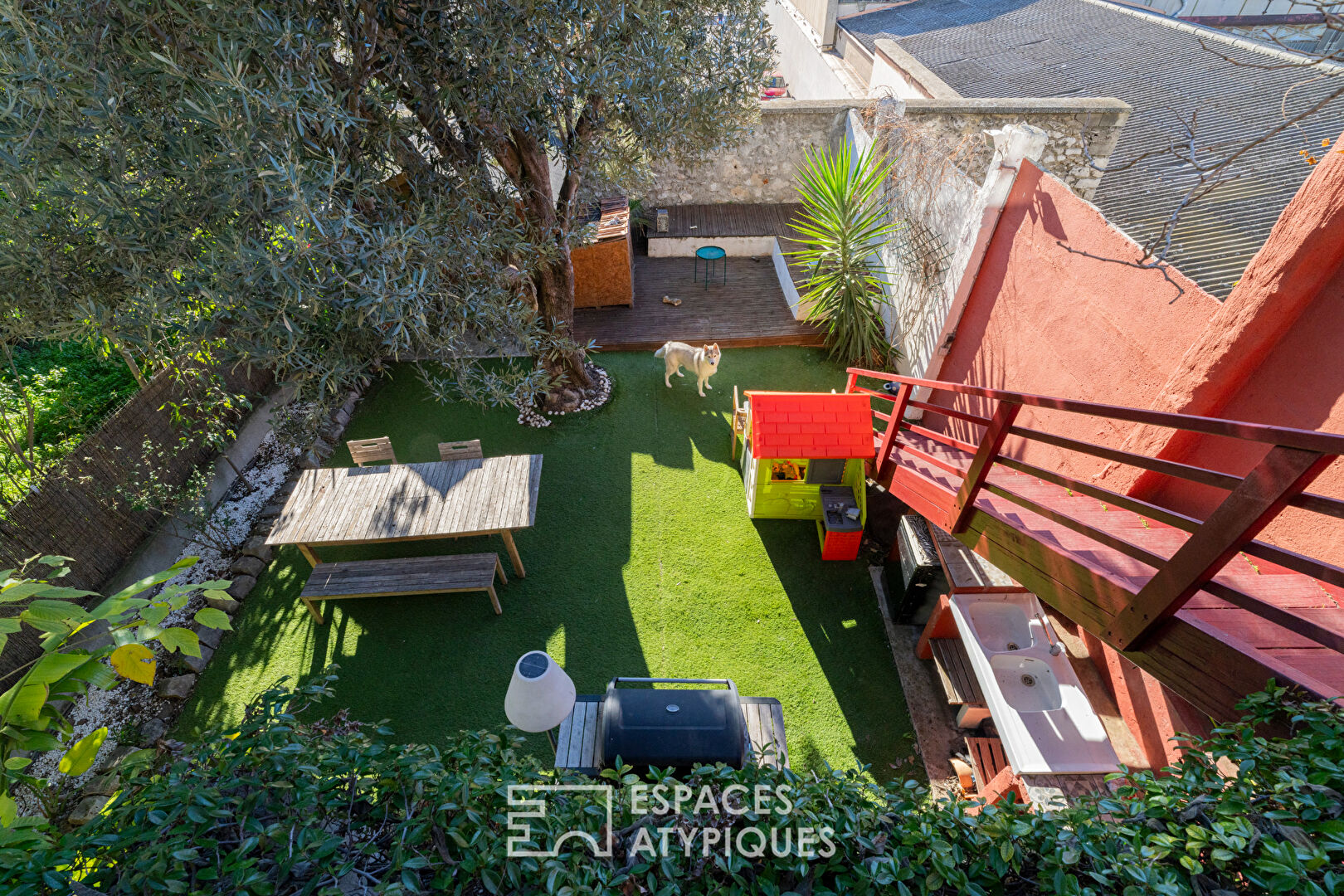 Appartement type maison en copropriété avec Jardin Privatif