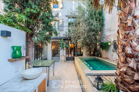 Maison de village avec cour privative