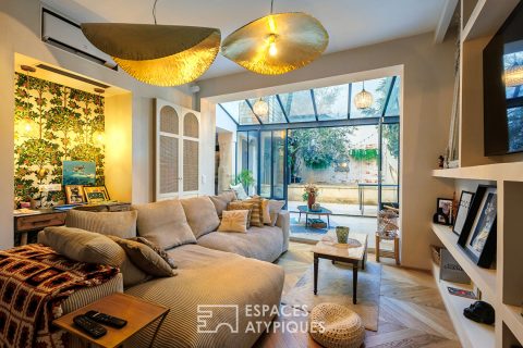 Maison de village avec cour privative