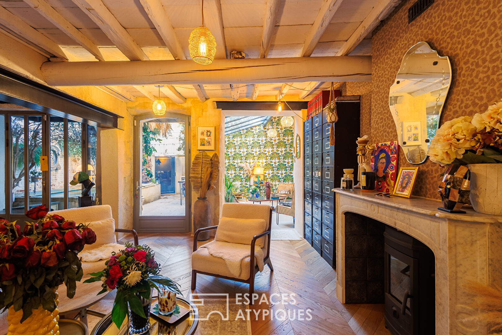 Maison de village avec cour privative