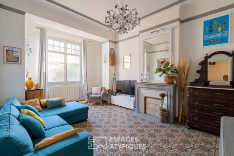 Appartement 4 pièces avec accès toit-terrasse en fond de cour