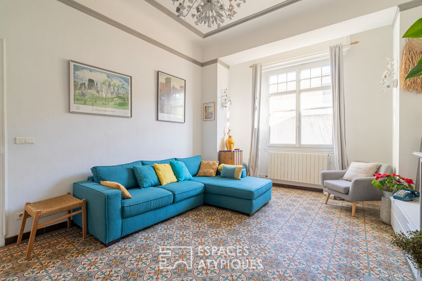 Appartement 4 pièces avec accès toit-terrasse en fond de cour