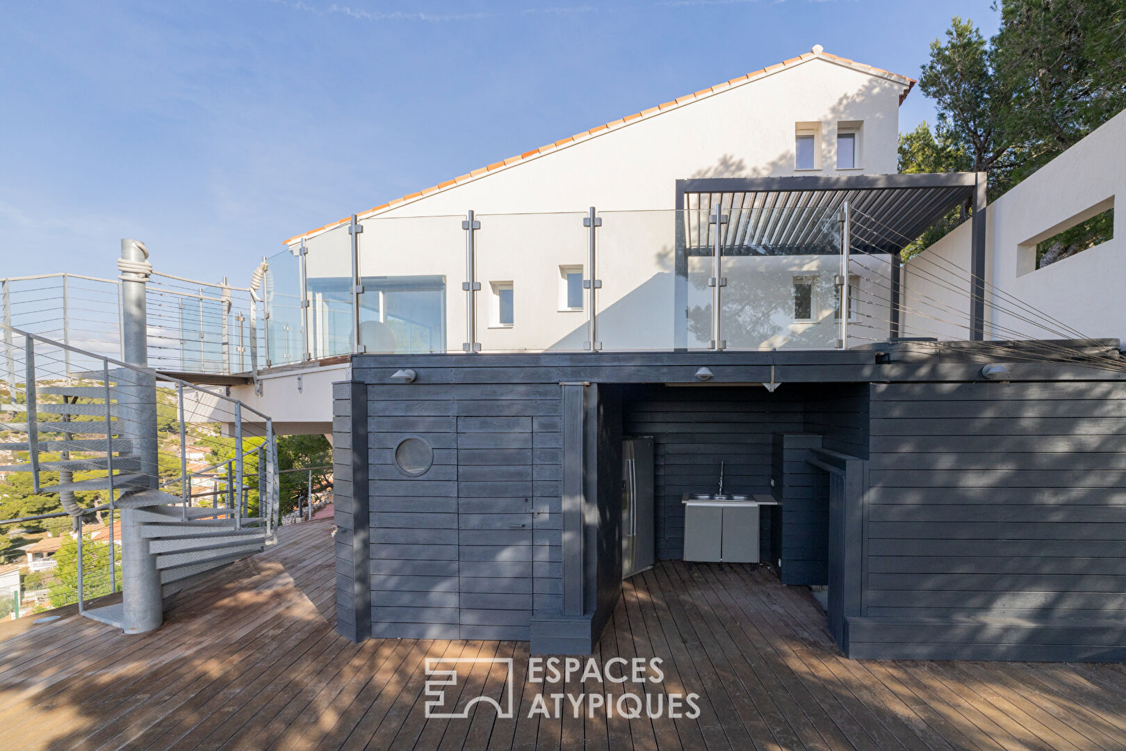 Maison d&rsquo;architecte avec panorama mer –  Ensuès-la-Redonne