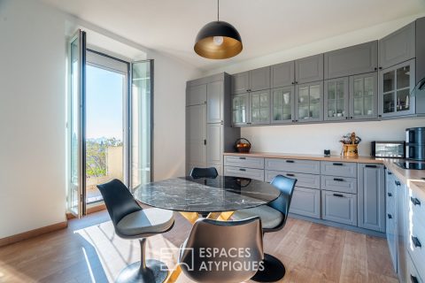 Appartement en dernier étage avec vue dégagée