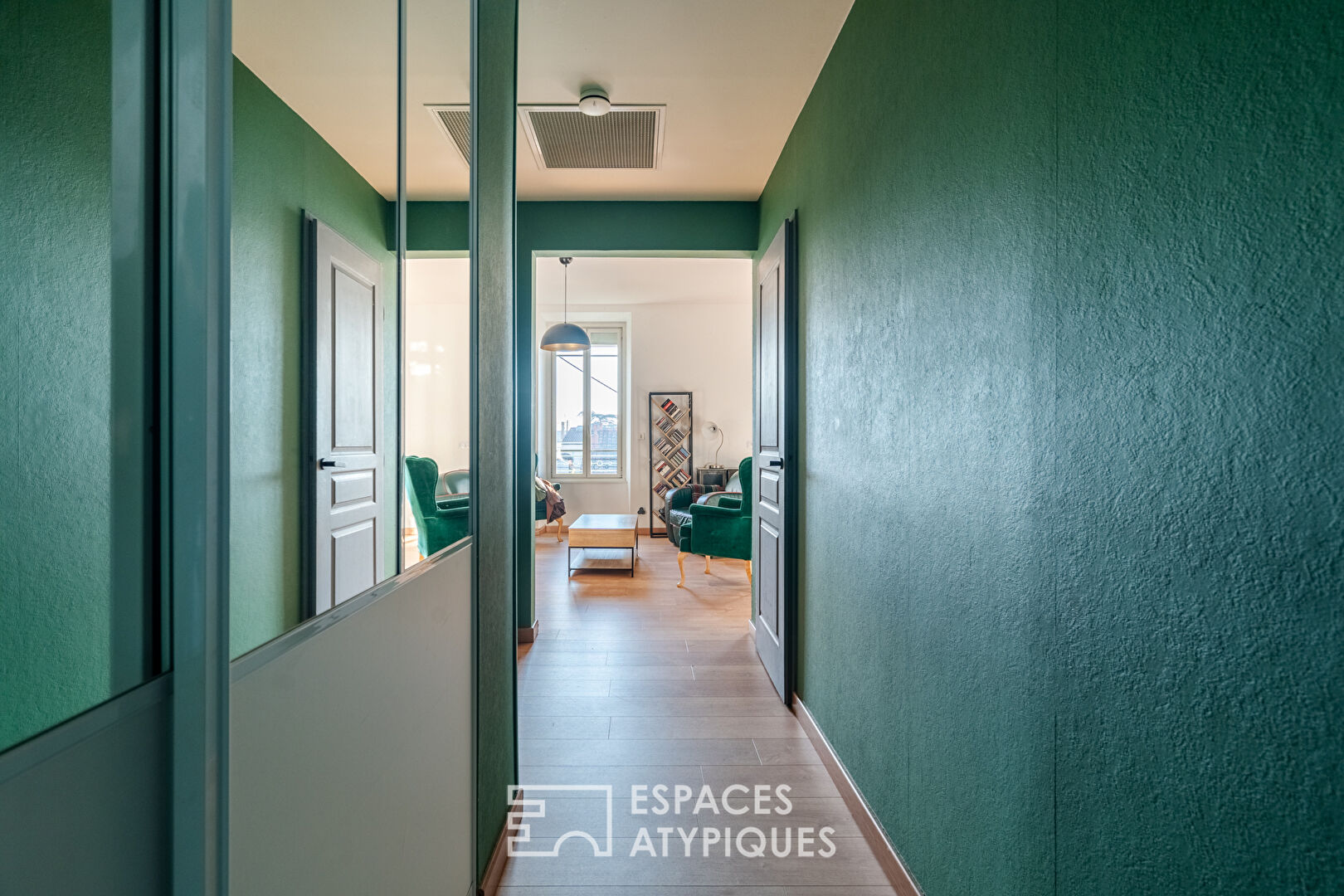 Appartement en dernier étage avec vue dégagée