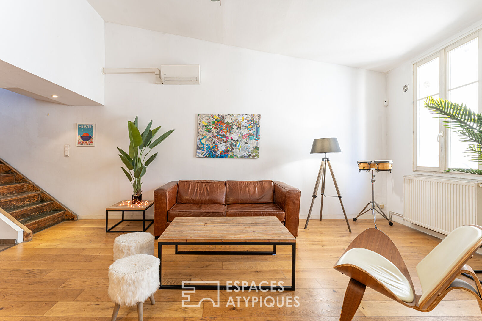 Maison-atelier au coeur du Panier – Volumes et esprit loft