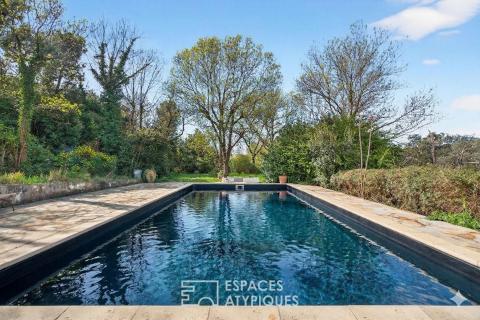 Bastide provençale avec piscine dans un écrin de nature