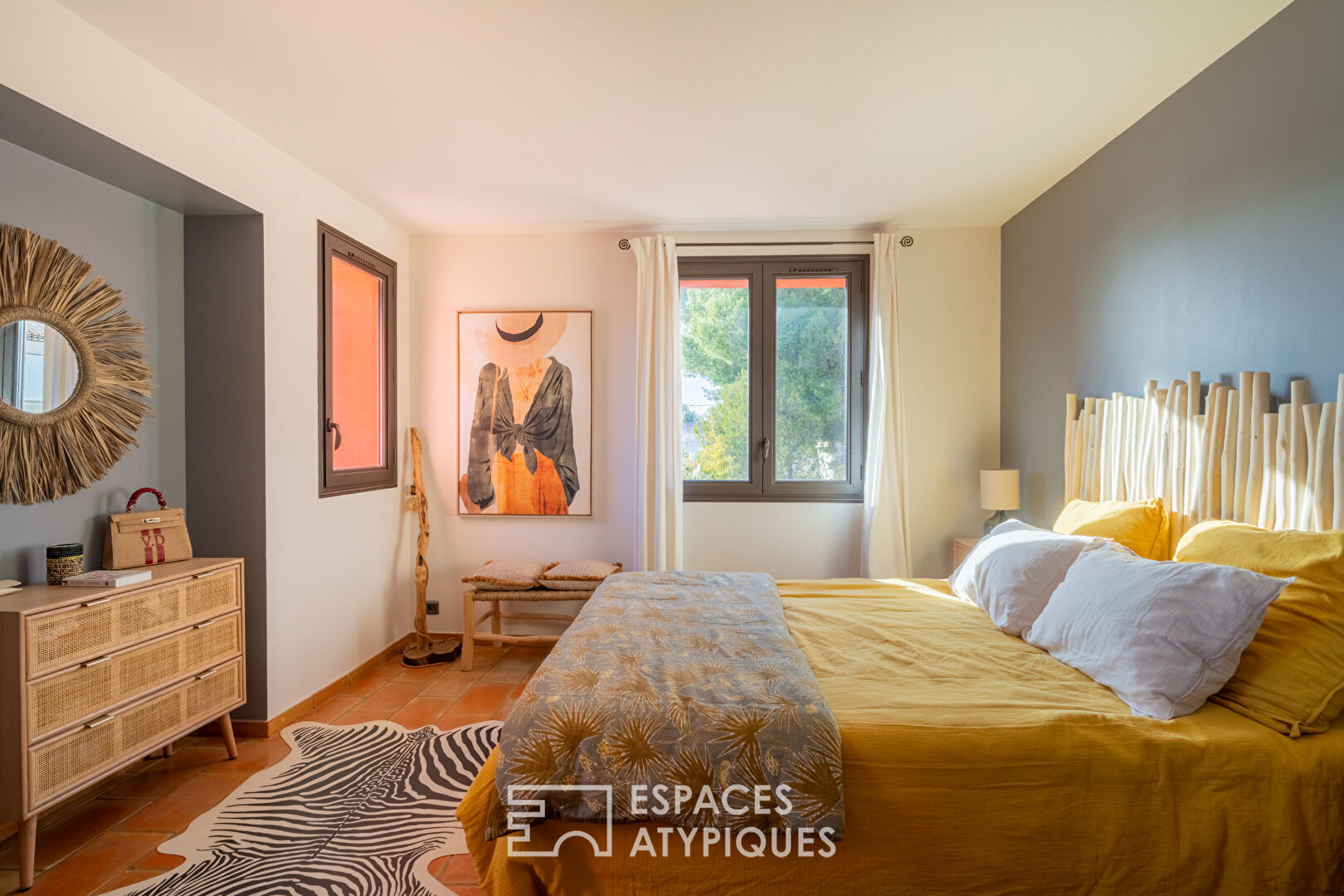 Maison d&rsquo;architecte rénovée avec échappée mer