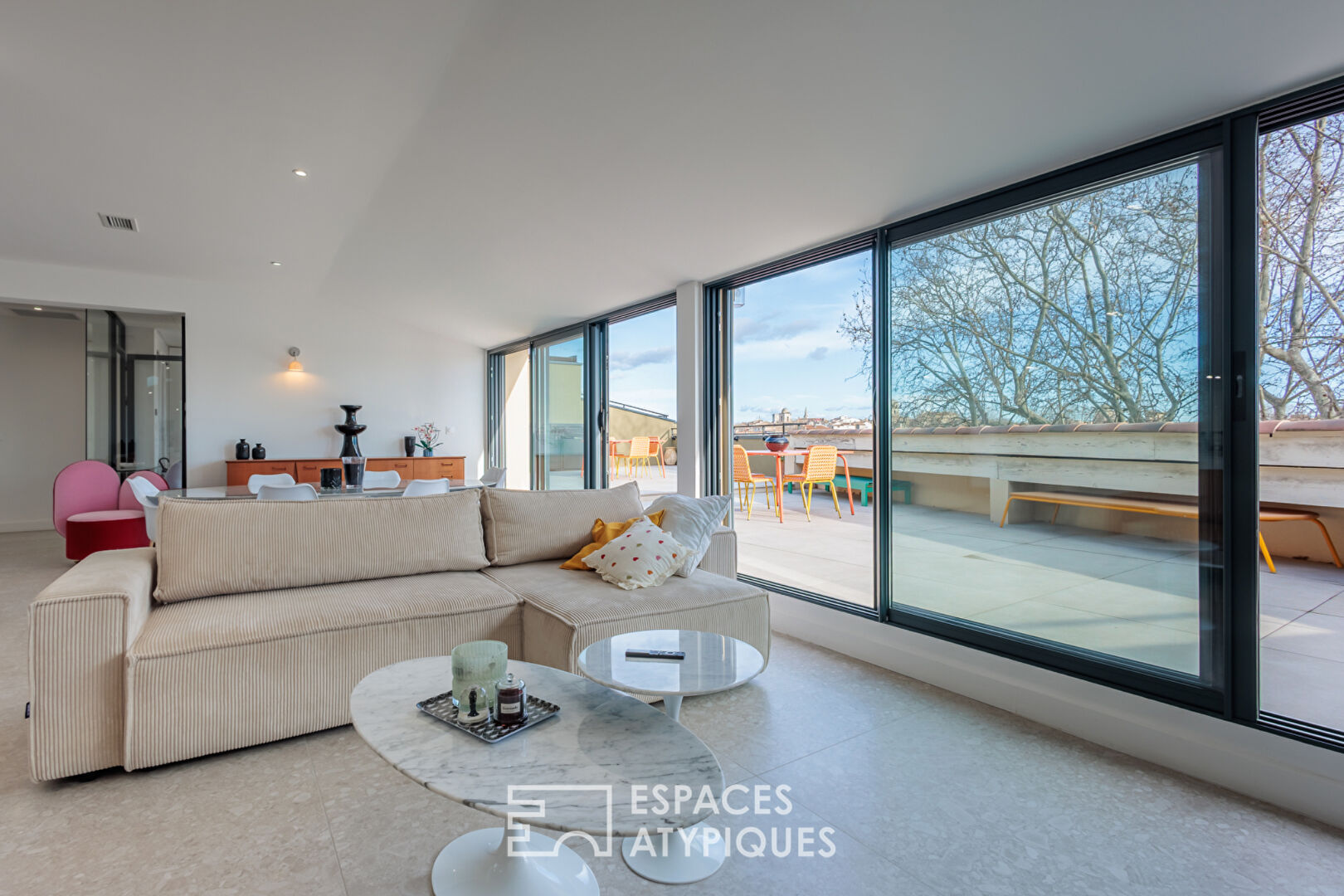 Duplex avec terrasse en dernier étage