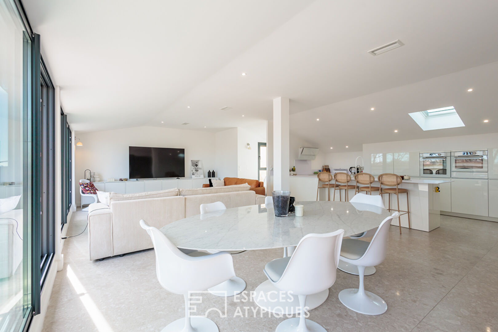 Duplex avec terrasse en dernier étage