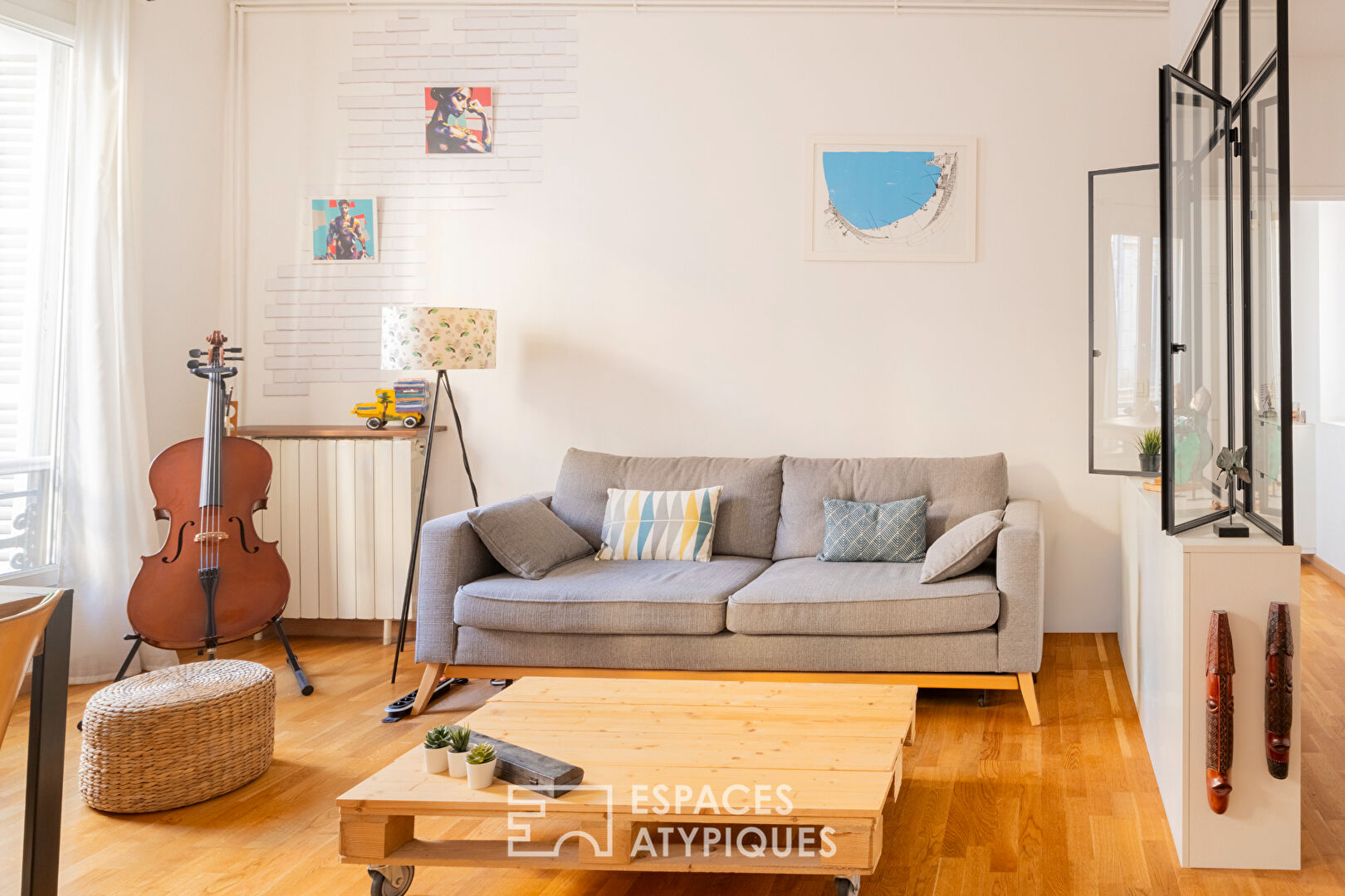 Appartement lumineux aux Réformés – Cachet et art de vivre urbain