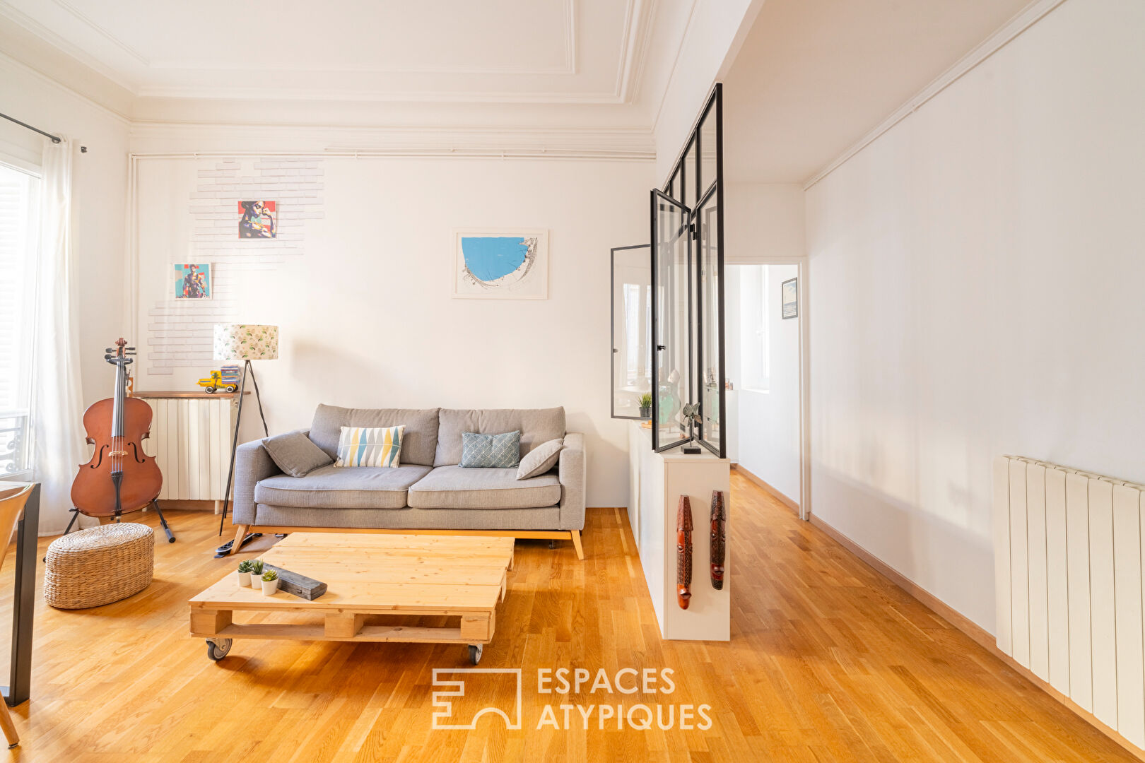 Appartement lumineux aux Réformés – Cachet et art de vivre urbain