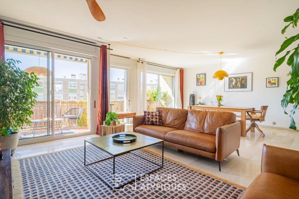 Elégant appartement familial avec balcons en centre-ville