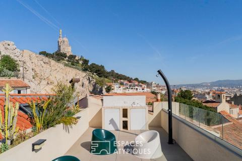 Appartement contemporain avec rooftop