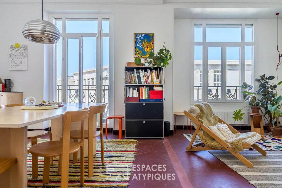 Appartement Art déco rénové avec balcon - Foch