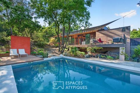 Propriété d&rsquo;architecte avec piscine aux portes d&rsquo;Aix-en-Provence