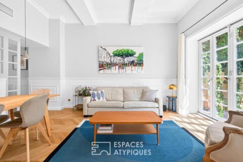 Rez de jardin intimiste avec dépendance au coeur du quartier Mazarin