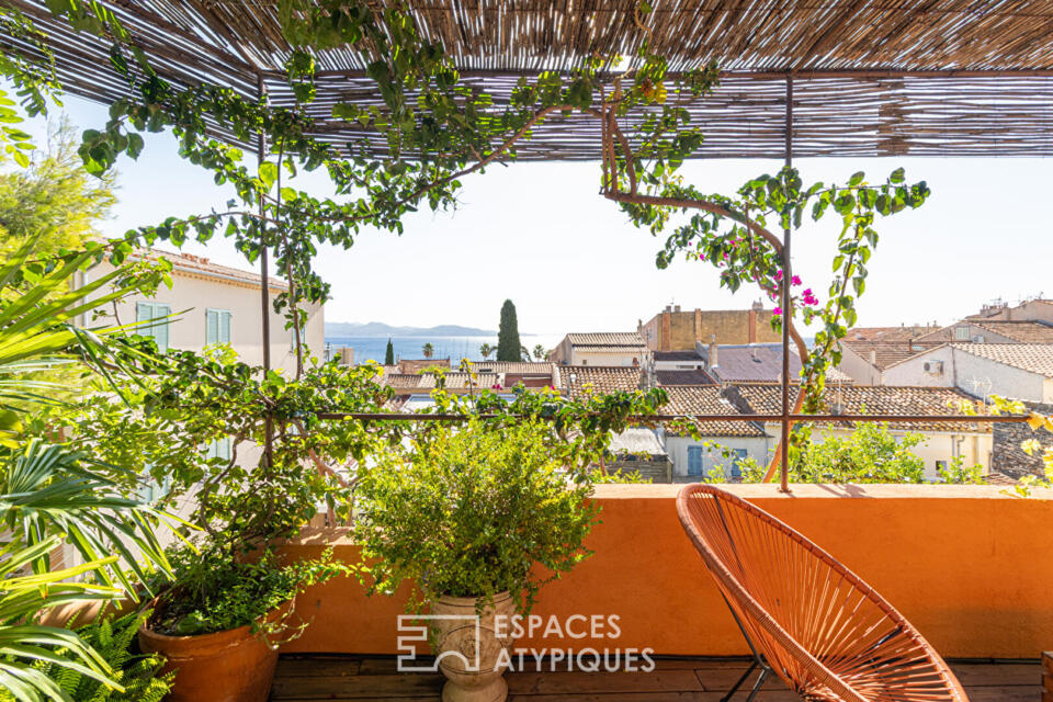 Maison de ville esprit cabanon avec terrasse et vue mer - La Ciotat