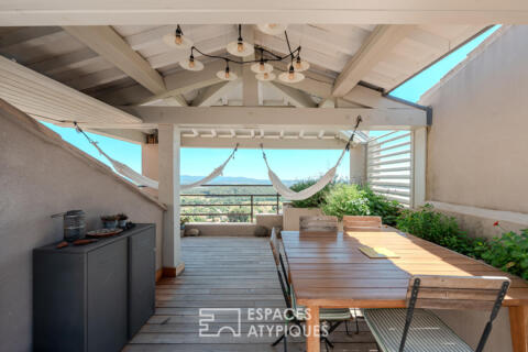 Terrasse panoramique, design et vue sur l’Étoile au coeur d’Éguilles