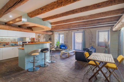 Loft de caractère avec vue sur l&rsquo;abbaye Saint-Victor