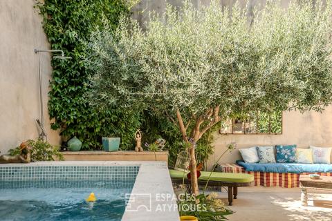 Maison de village avec patio et bassin au coeur de Saint-Rémy-de-Provence