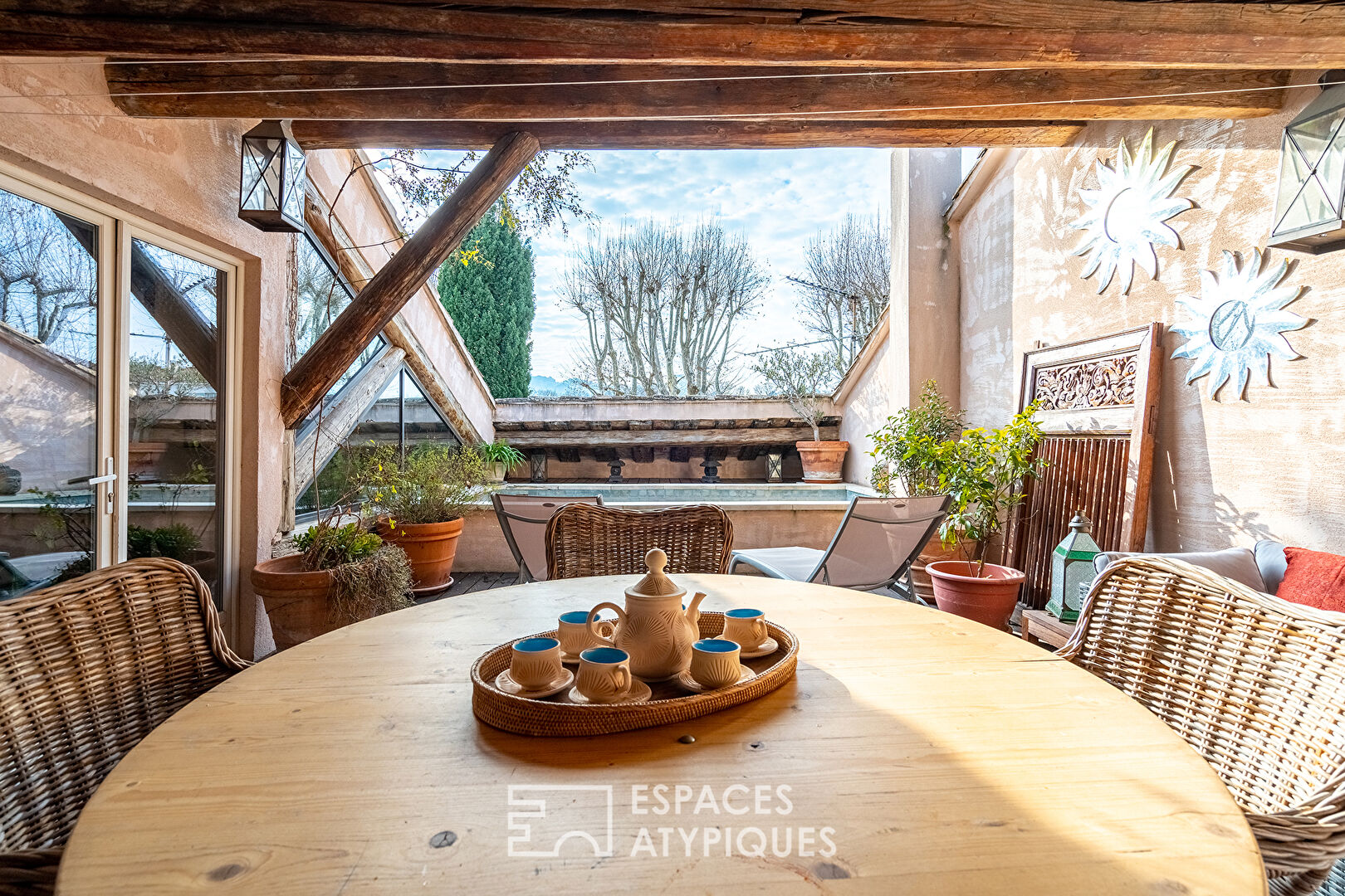 Loft avec tropézienne dans un hôtel particulier