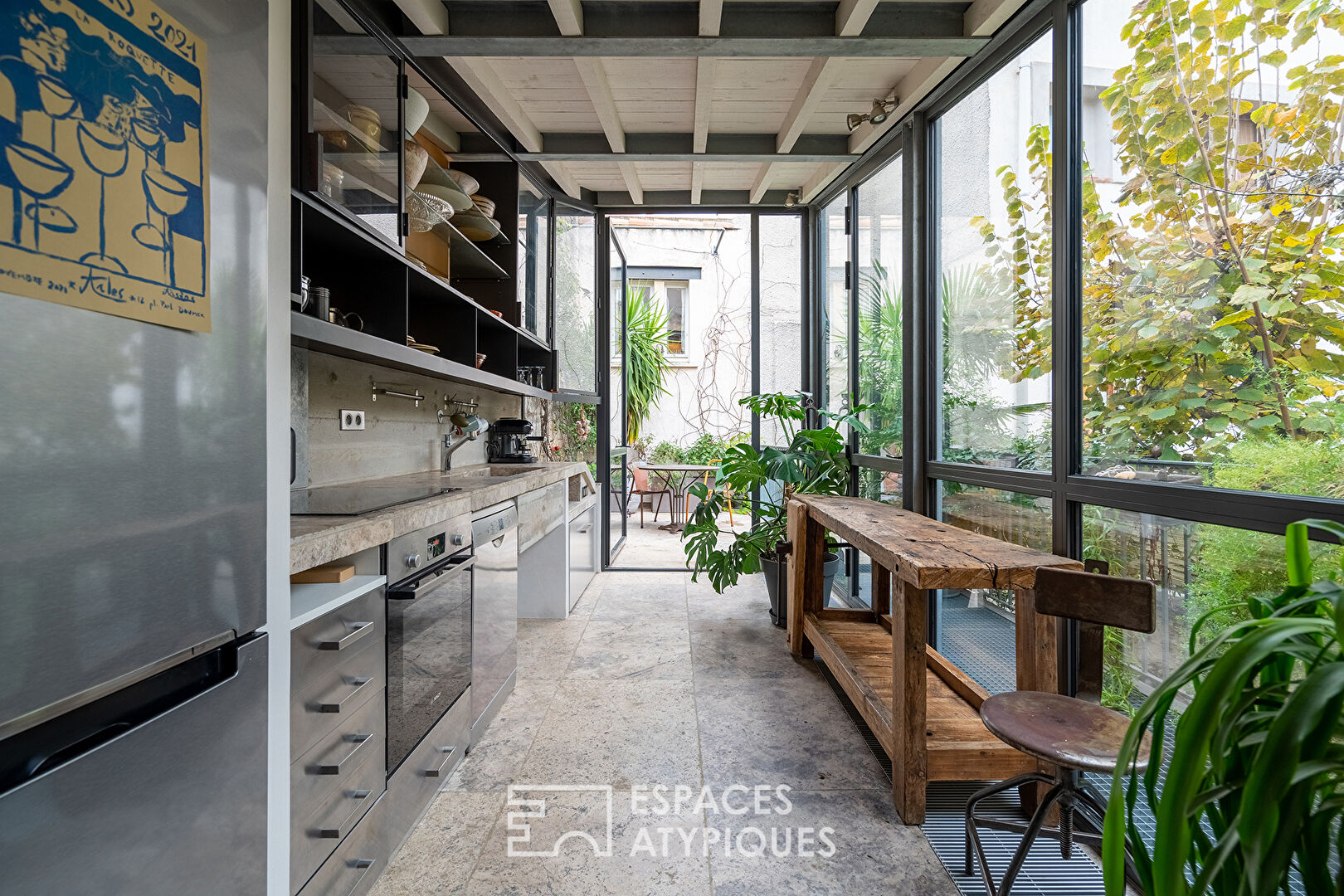 Revisited townhouse with terrace, patio and outbuilding