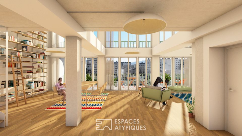 Appartement d'architecte sur-mesure avec balcon