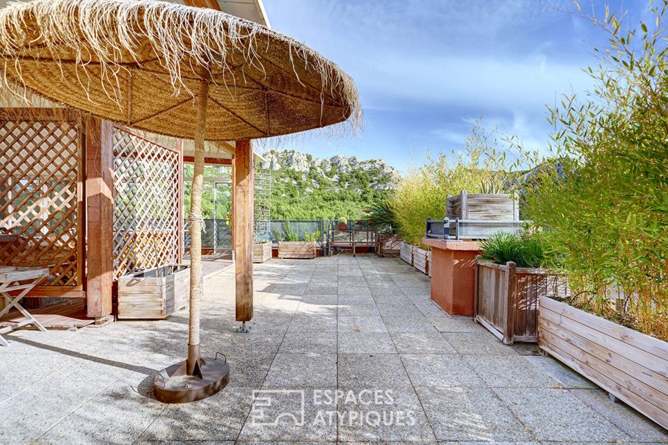 Toit terrasse avec vue panoramique