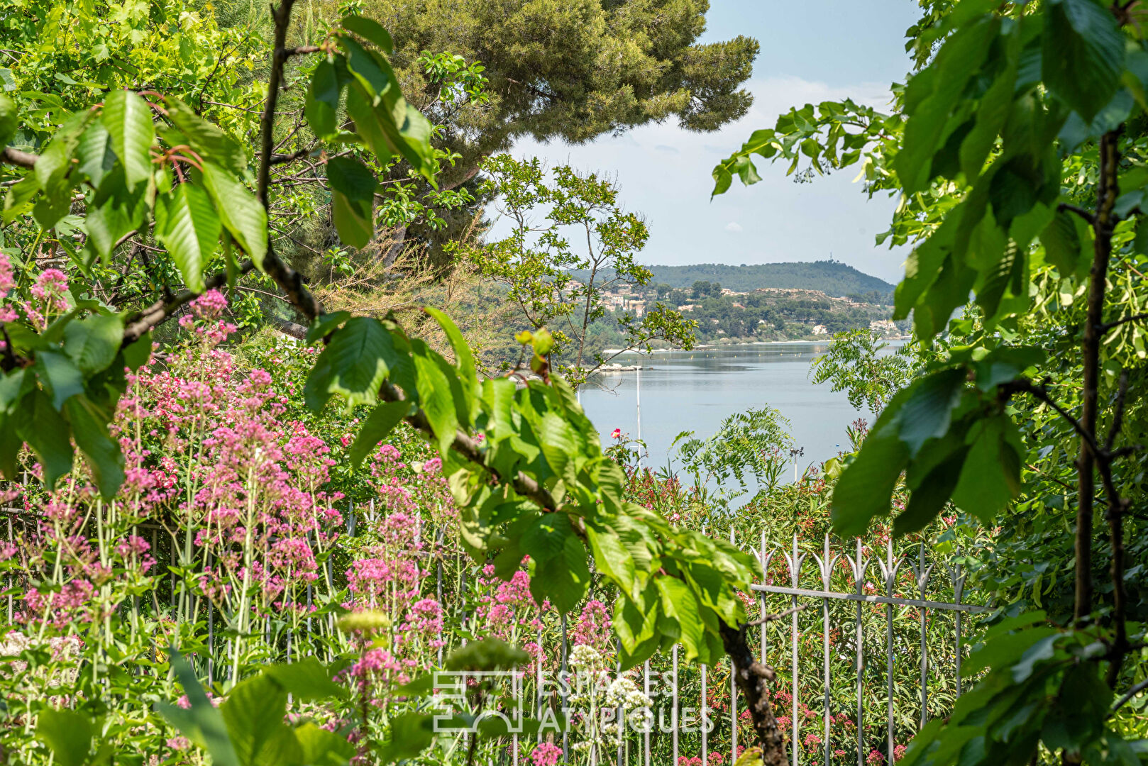 Maison en restanque avec vue contemplative