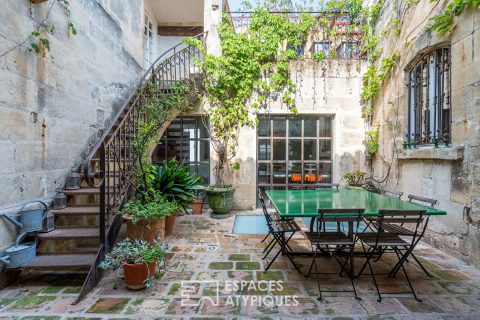 Hôtel particulier avec patio et terrasse panoramique