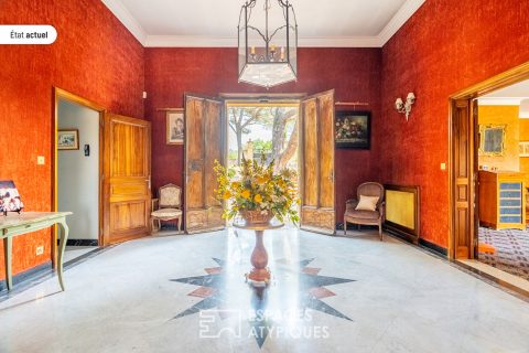 Propriété dans écrin de verdure